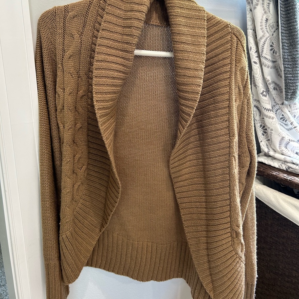 Brown knit sweater